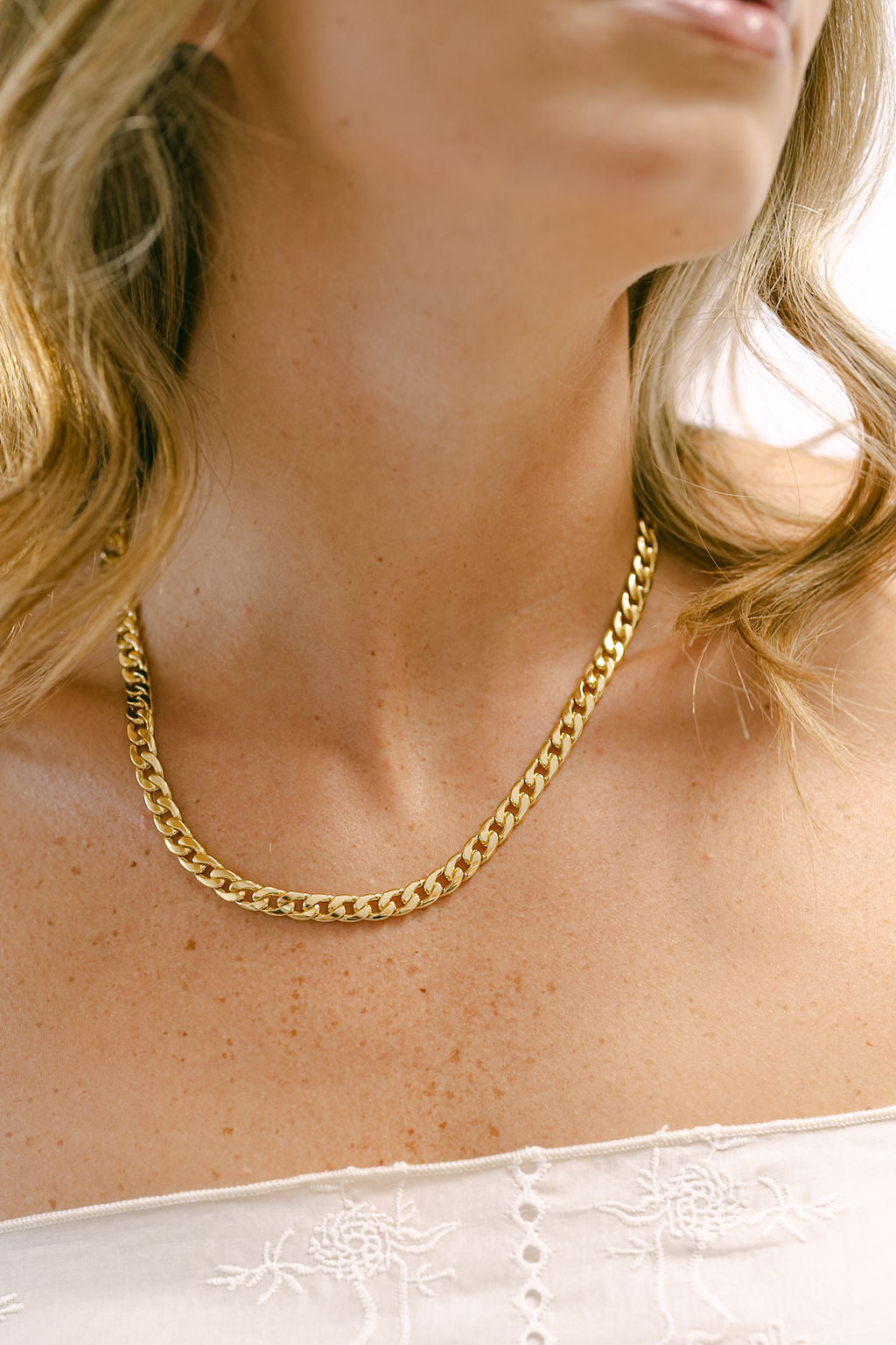 Classic Curb Chain Necklace