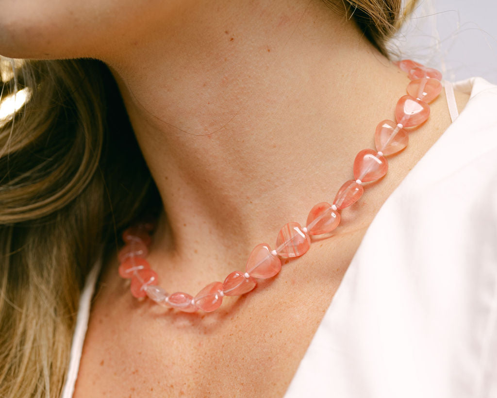 Cherry Heart Necklace