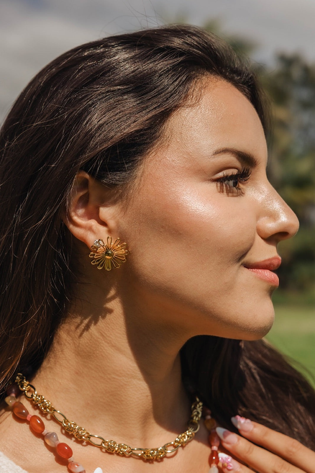Golden Bloom Earrings