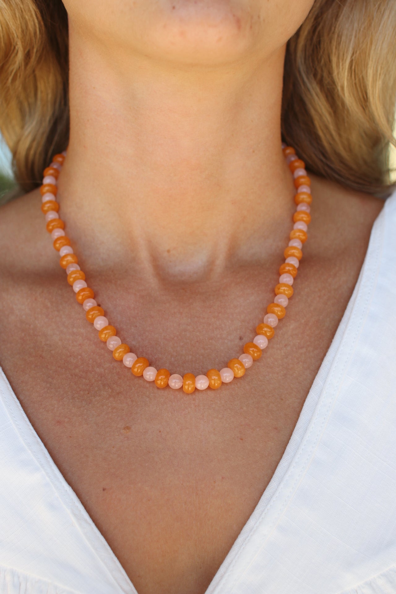 Creamsicle Necklace