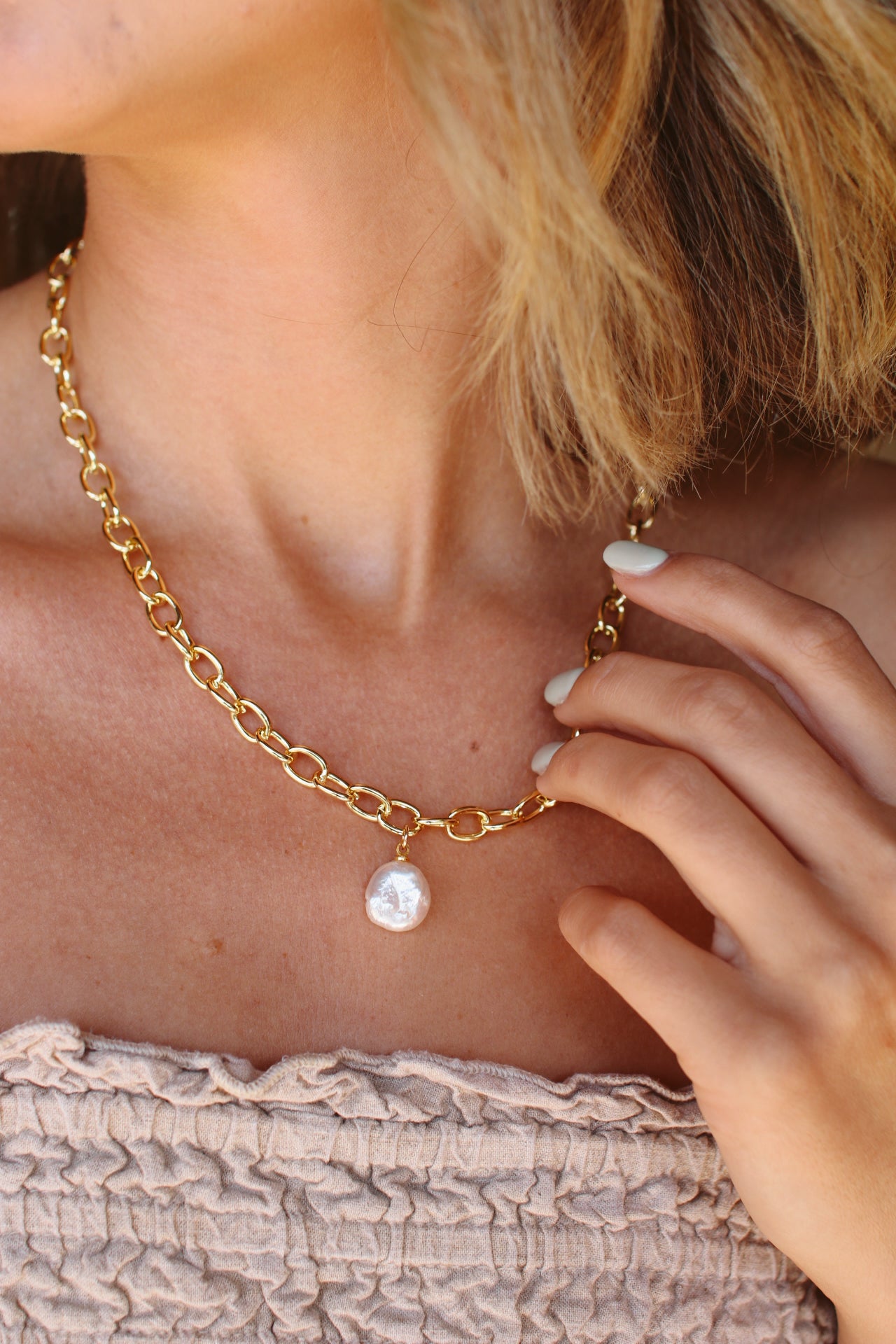 Pearl Drop Necklace