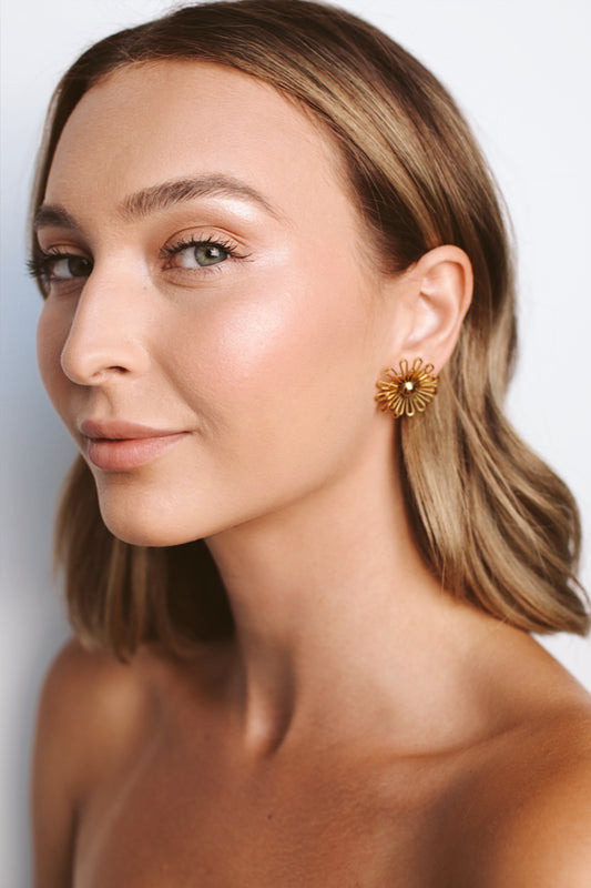 Golden Bloom Earrings