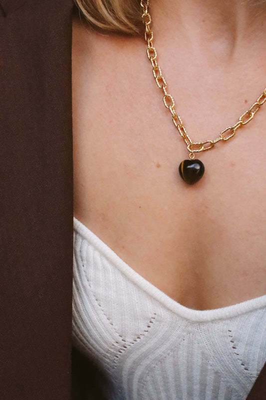 Honey Heart Necklace