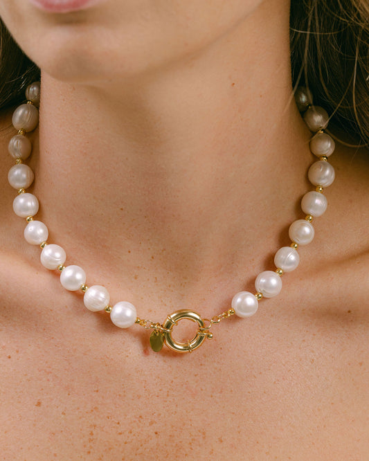 Pearl Lock Necklace