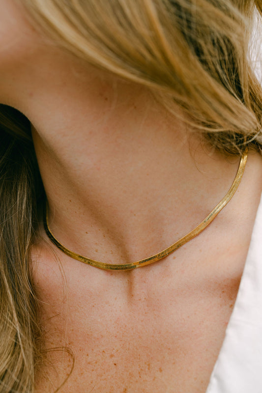 Classic Herringbone Necklace