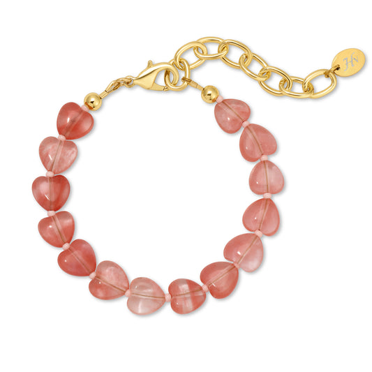 Cherry Heart Bracelet
