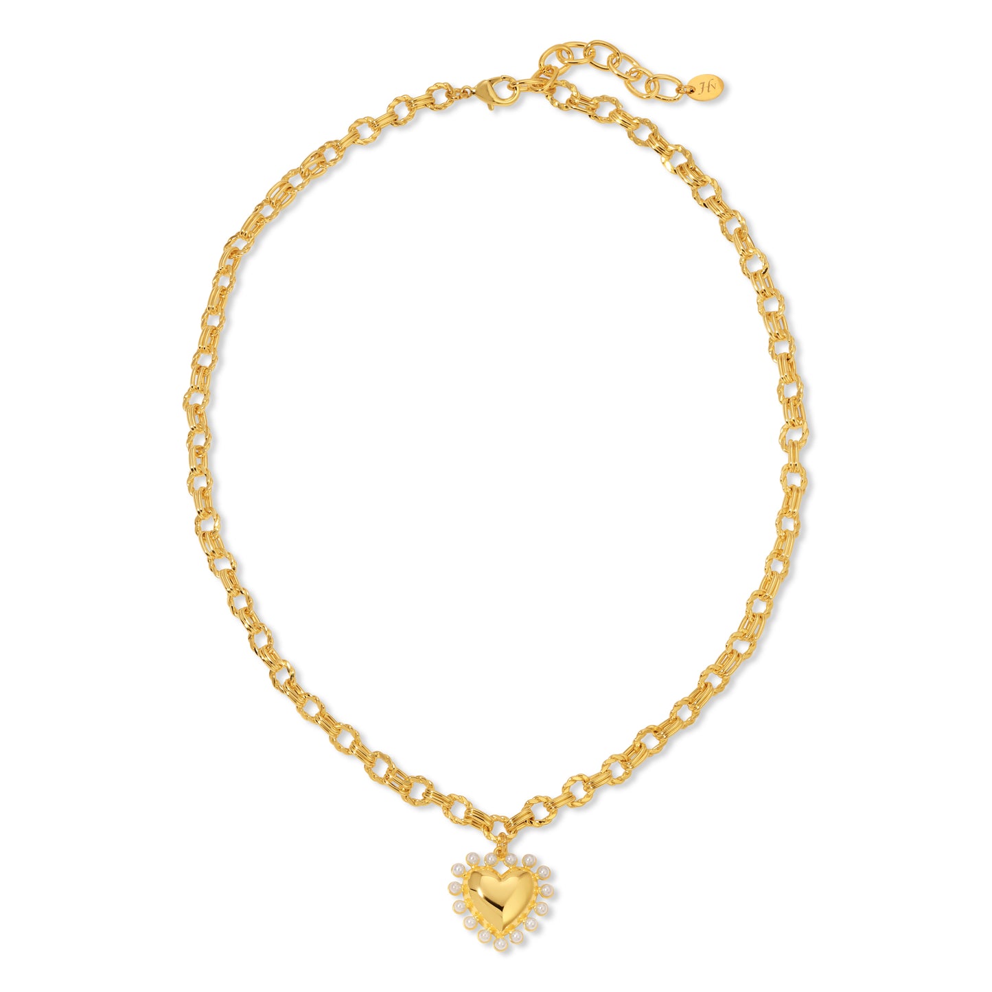 Halo Heart Necklace