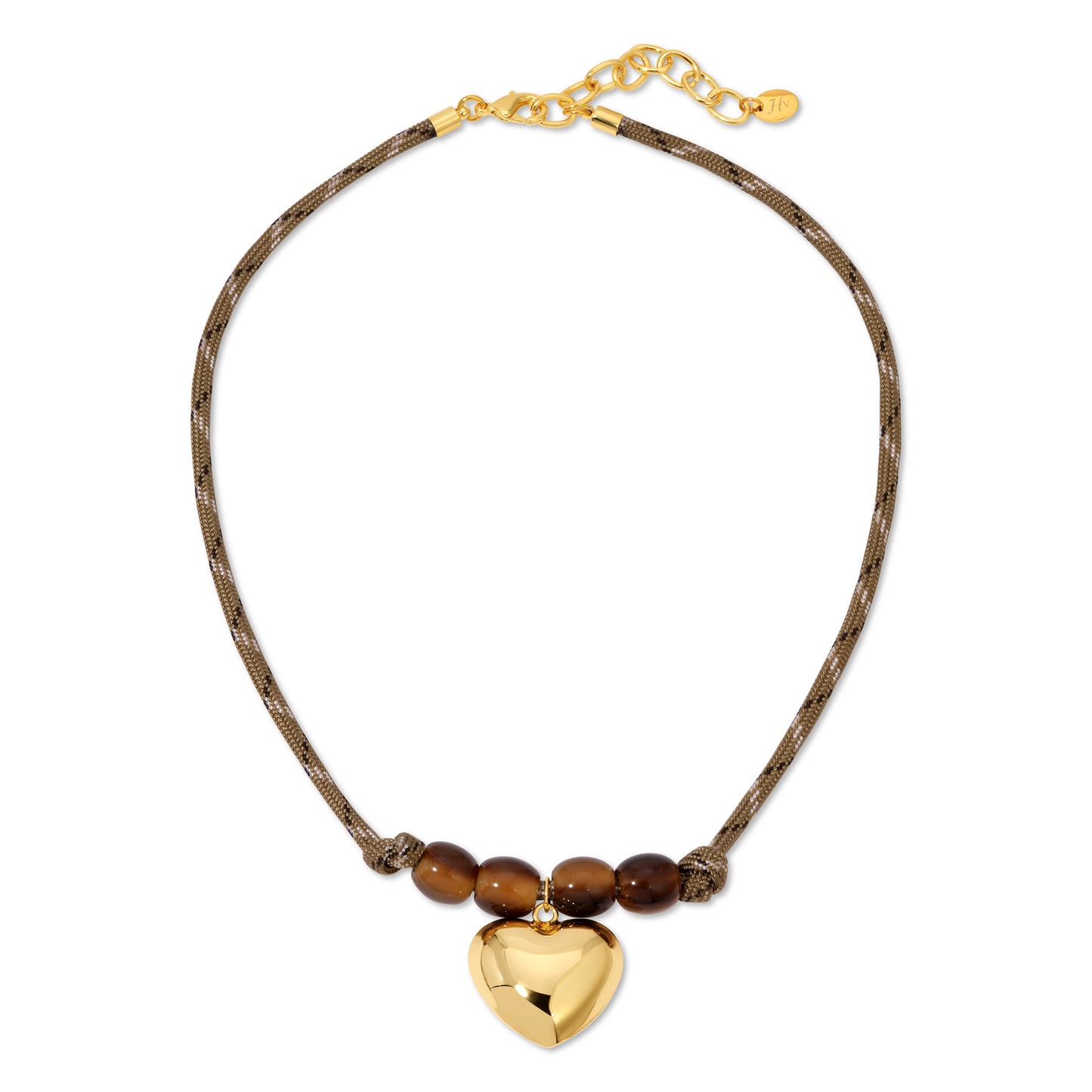 Heartline Cord Necklace