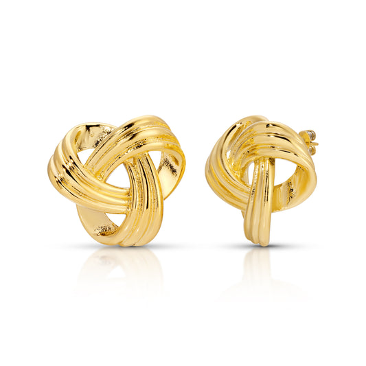 Golden Hour Knot Earrings