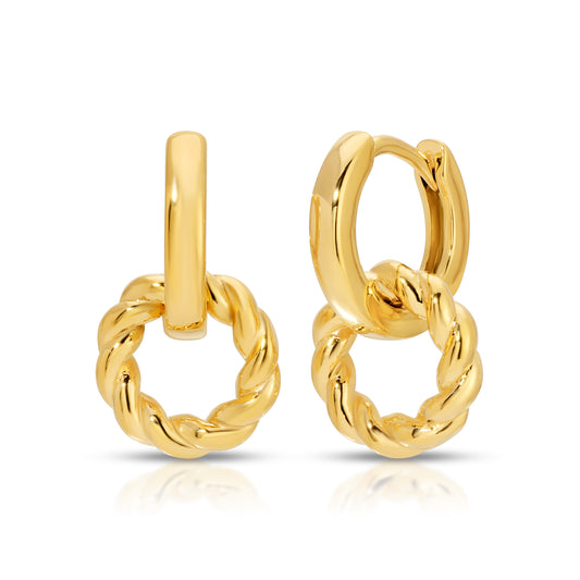 Locket Twist Hoops