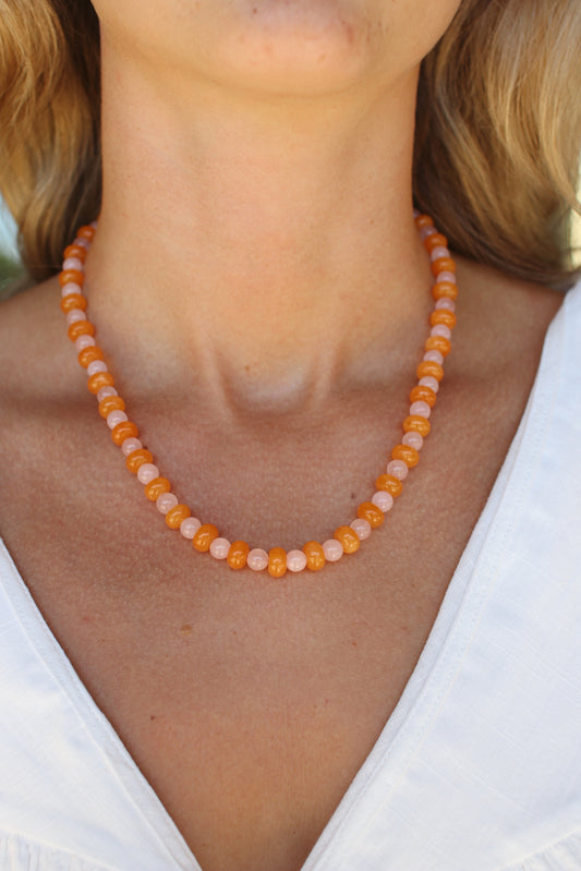 Creamsicle Necklace