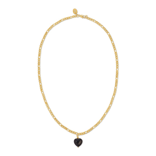 Midnight Heart Necklace