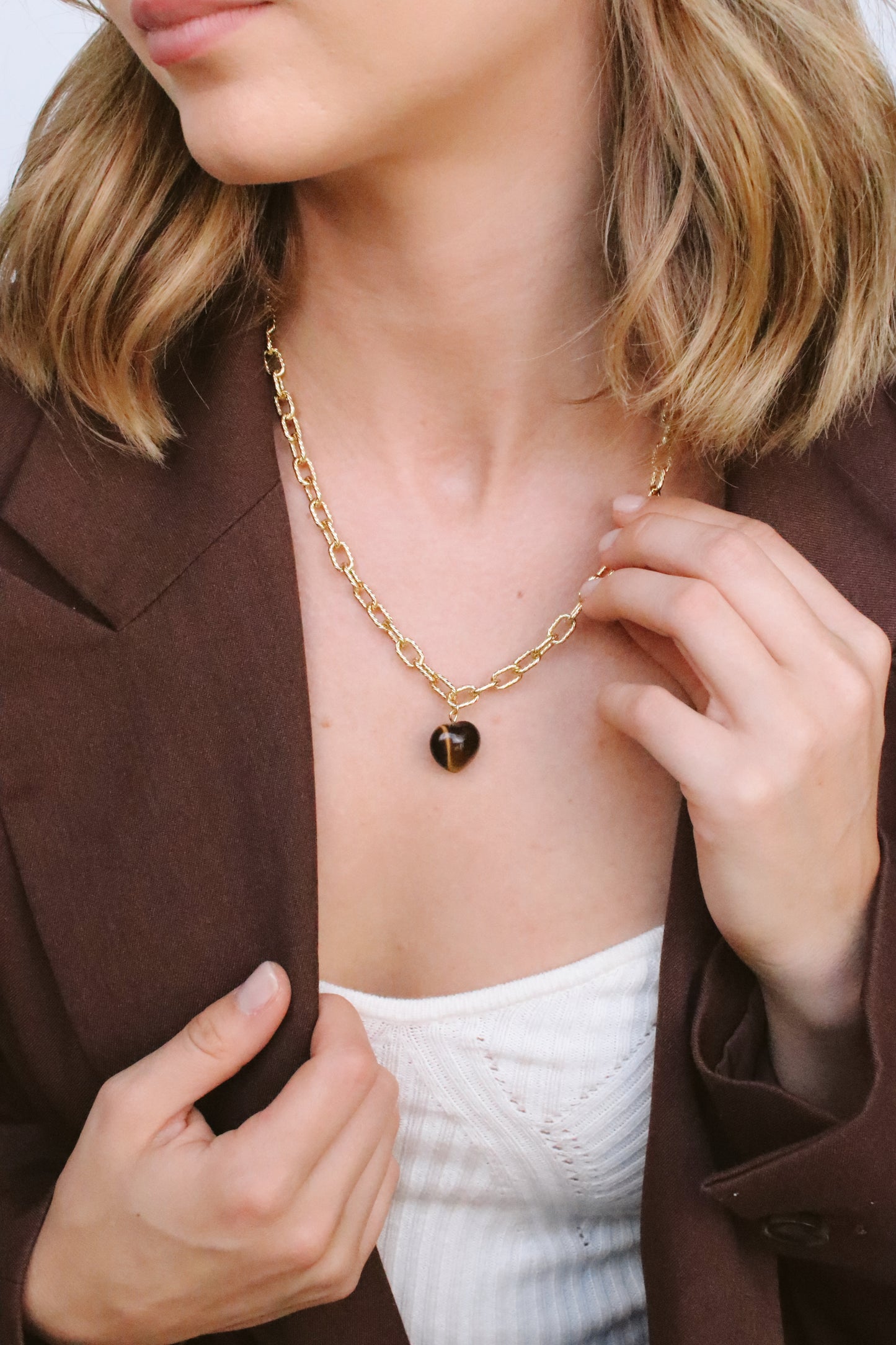 Honey Heart Necklace