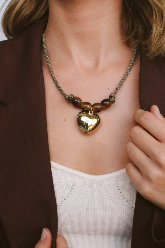 Heartline Cord Necklace