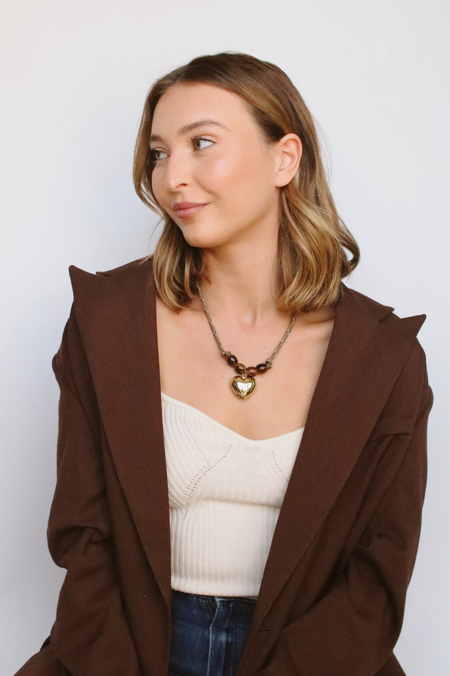 Heartline Cord Necklace