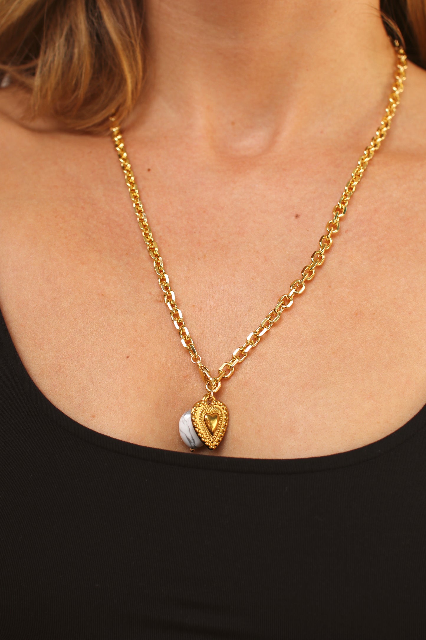 Lariat Heart Necklace
