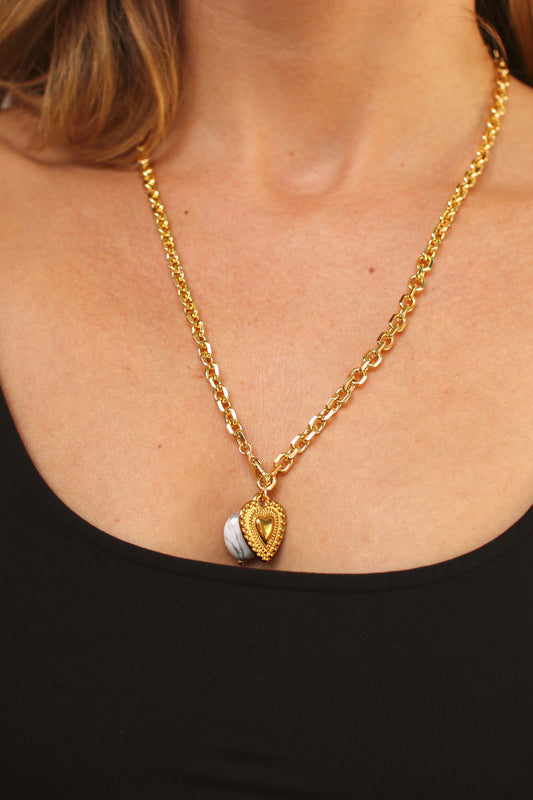 Lariat Heart Necklace