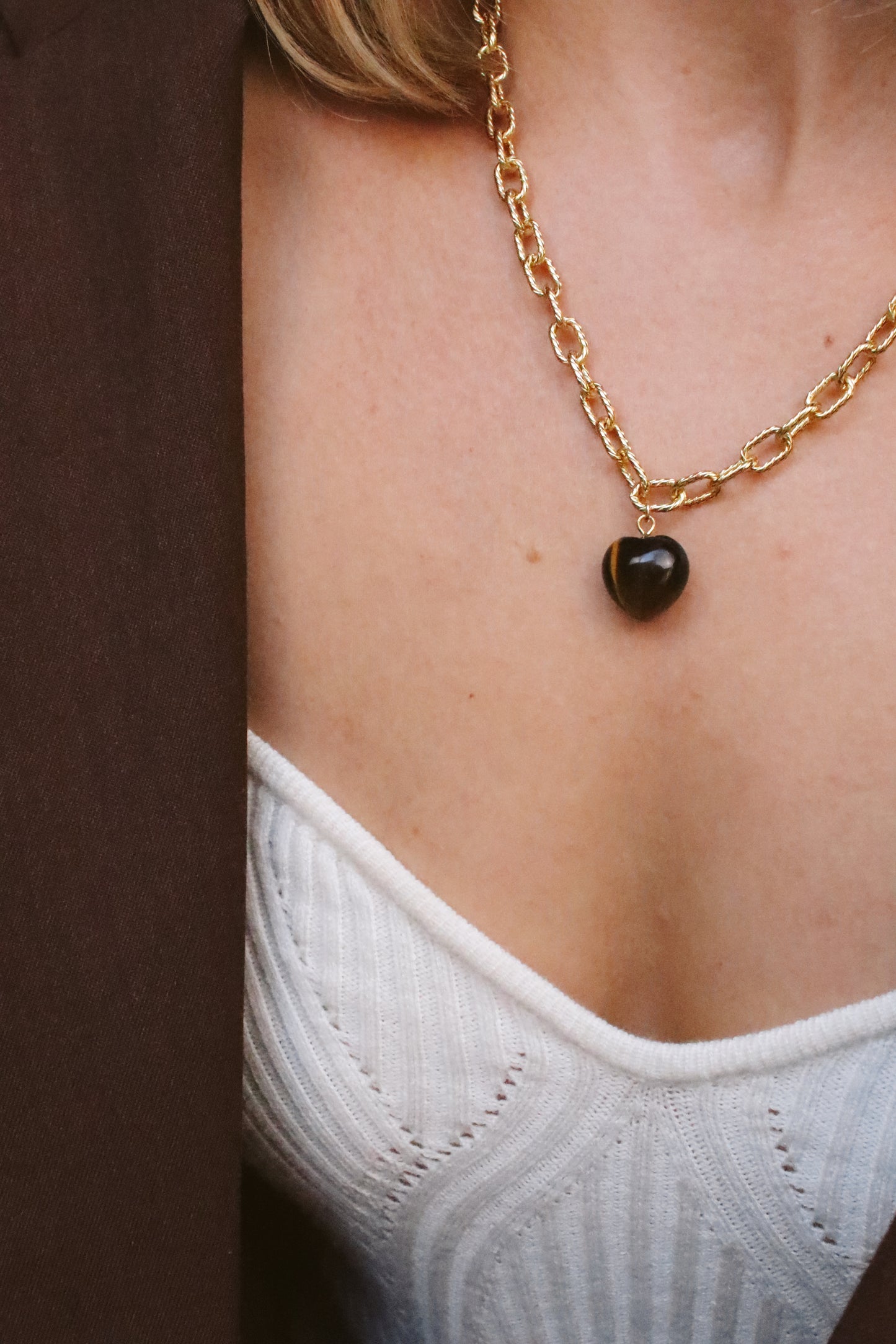 Honey Heart Necklace