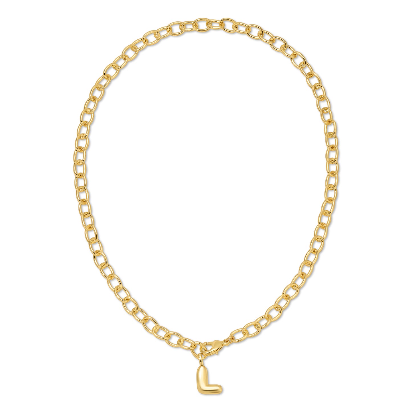 Yours Truly Initial Necklace