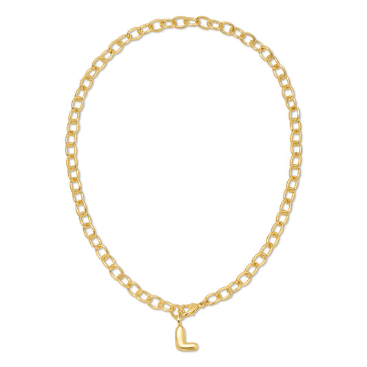 Yours Truly Initial Necklace