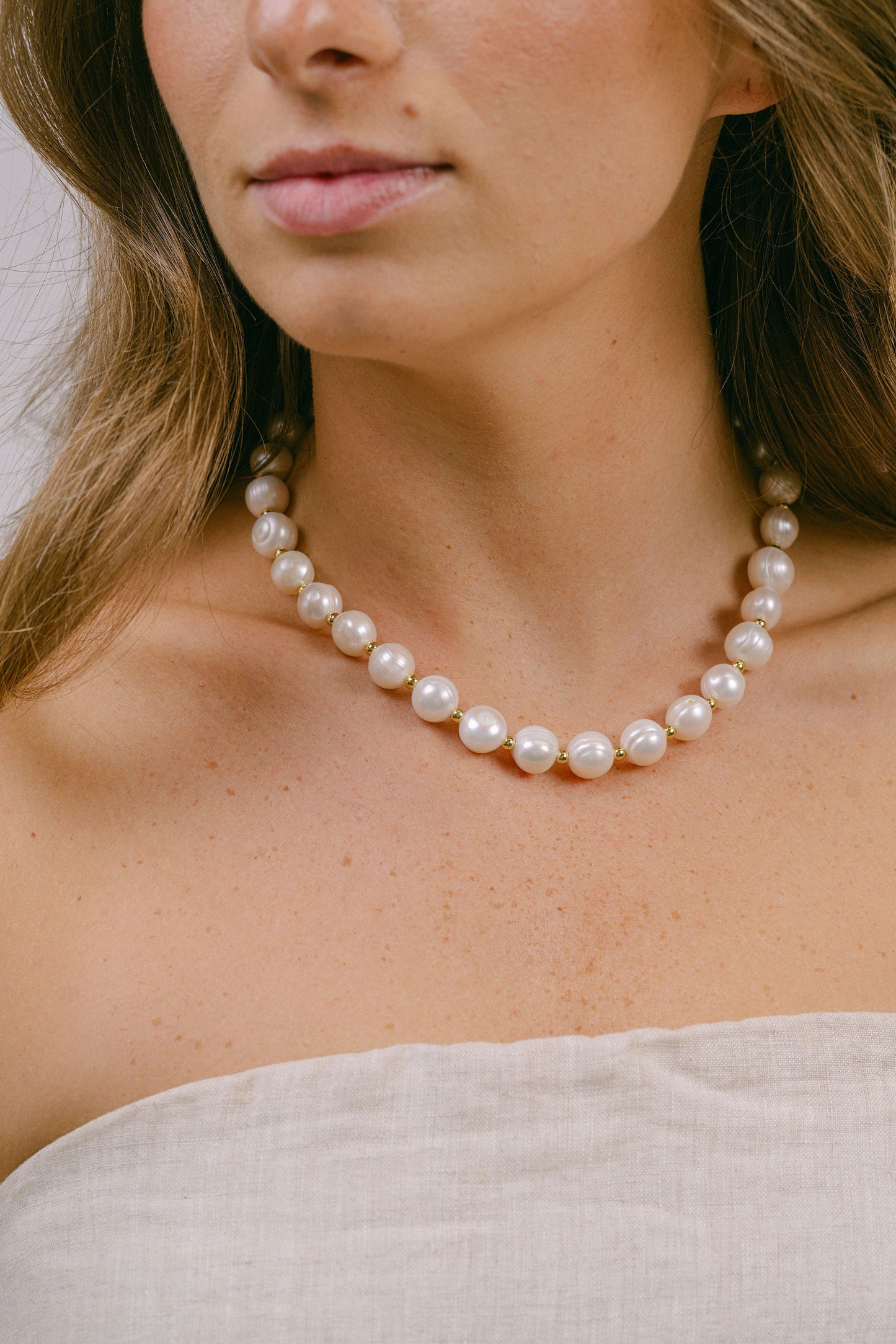 Pearl Lock Necklace